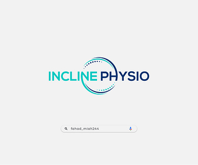 incline physio logo 2d logo fahad miah244 flat logo incline physio incline physio logo physio logo physiotherapy logo premium logo