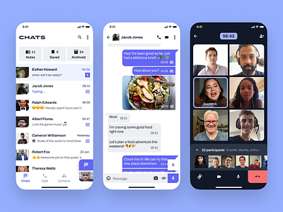 Unveiling BEEM: A Fresh Chat Experience! 💬✨ app app design chat chat app communication digital interface ios iphone message messager messaging mobile text ui ui design uiux ux ux design video call