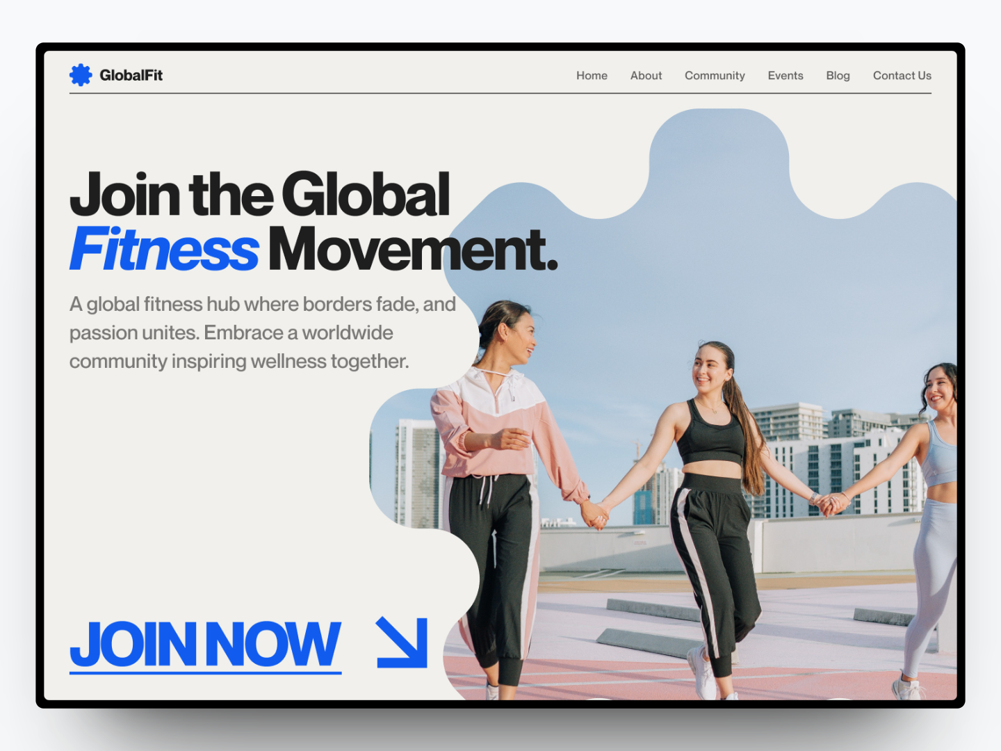 GlobalFit - Fitness Community Website by Ashwin Pradeep Kumar on Dribbble