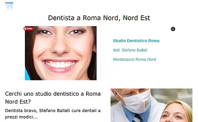 Studio dentistico Roma creazione sito web dentista studio dentistico roma website dentista