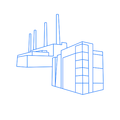 Factory + Office figma illustration minimal ui vector