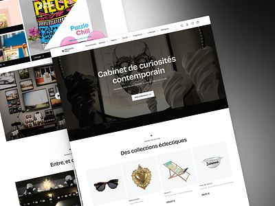 Memento Mori, E-Shop UX/UI Design black blackwhite design ecommerce eshop homepage shop ui ui design ux ux design web website white