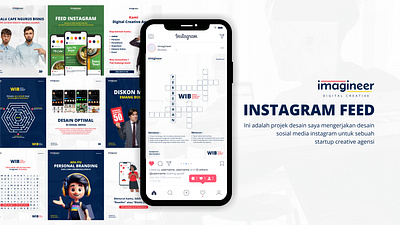 INSTAGRAM FEED DESIGN branding design graphic design marketing sosial media visual identity