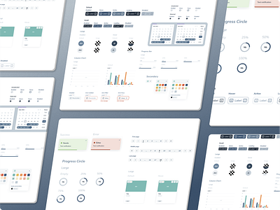 Design System - Components in Figma components design design system desktop figma ui ui design ux design web