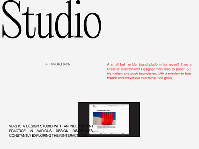 Studio website *beta version #2 layout portfolio studio typography ui ui design ux web design website