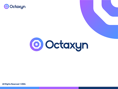 Octaxyn Logo Design, Minimalist Logo, Letter O Logo, Logomark brand identity brand logo gradient logo letter logo logo logo design logo designer logo maker logomark logos mark minimal logo minimalist logo modern logo o logo startup logo visual identity