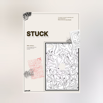 Stuck graphic design ui wallpaper