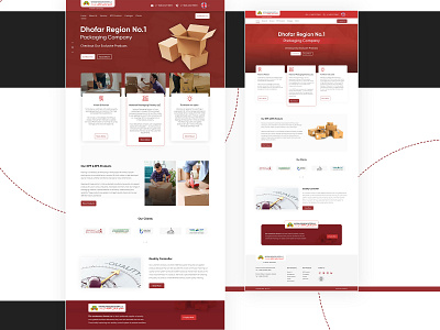 National Packaging Company awesome designs branding figma figma design landing page packaging company ui design ux design website design