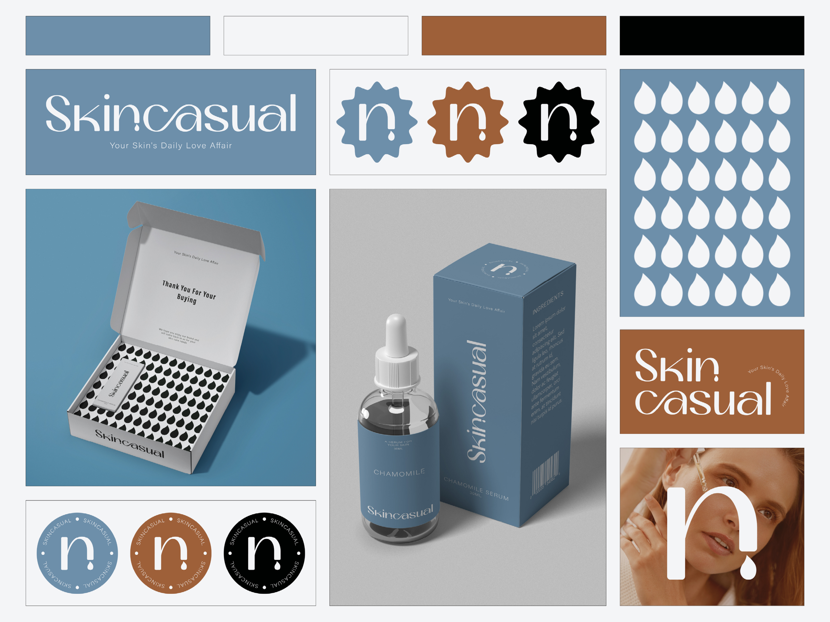Skincare Brand Identity beauty brand guideline brand identity brand style guide branding color palette cosmetic graphic design illustration instagram posts label design logo logo design logotype mockups packaging design skincare social media vector website