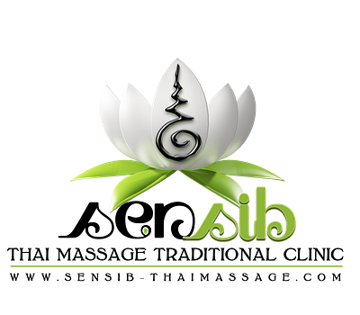 Sensib - thai massage clinic 3d branding design graphic design logo