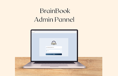 BrainBook Admin Panel dart design flutter project web app