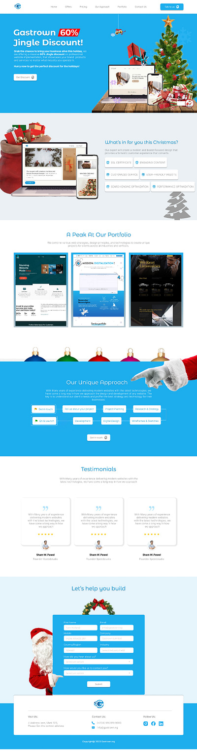 IT Sales Landing Page