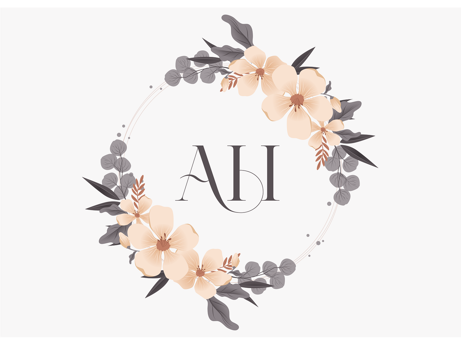 AH Logo & Wedding Design by Saeed Nazari on Dribbble