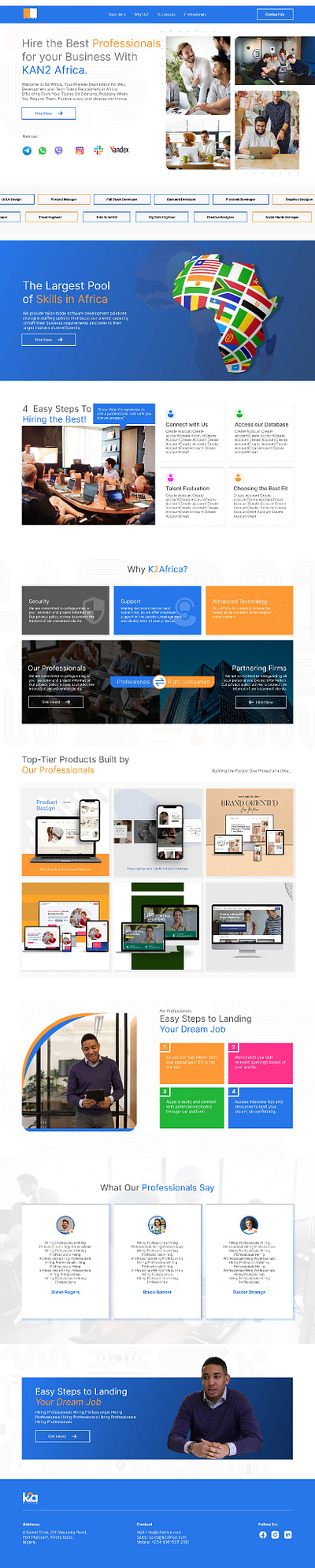 Business Landing Page