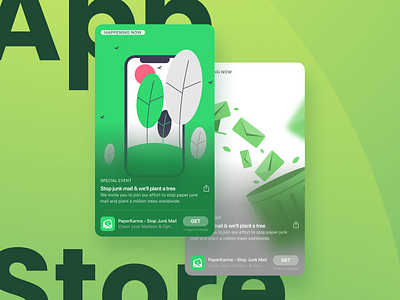 PaperKarma: App Store Event app branding graphic design logo store ui