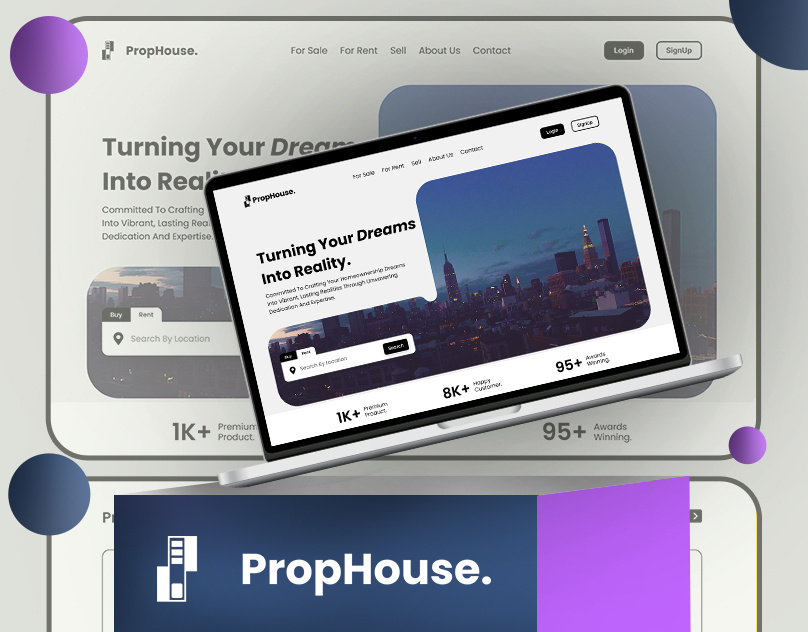 real Estate Website Visual Branding brand design branding jbcodeapp ui ui design uiux uxresearch visual visual identity web website design