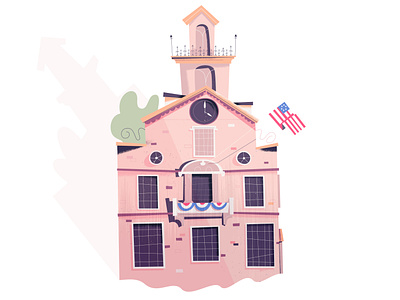 Boston boston building character city illustration illustrator new england simple vector