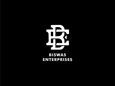 Monogram for Biswas Enterprises biswas enterprises branding combinationlogo cretalyst graphic design industrial logo logo logo design logomark monogram