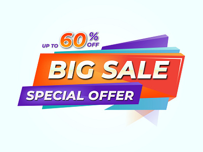 Big Sale Banner Design art banner design templates banner idea banner template big sale banner design branding design digital design discount sale banner design graphic design illustration sale banner sale design shop offer sale banner special offer