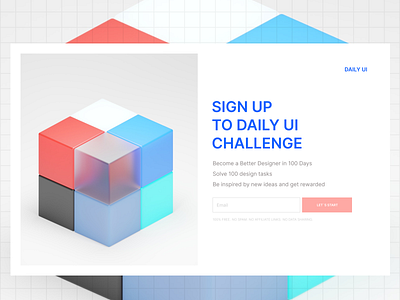 Sign Up Page design daily ui design designer figma landing page sign up page ui uiux designer ux web design