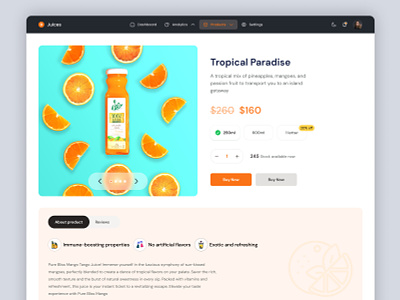 E-commerce Product Page UI cart clean ecommerce ecommerce website interface minimal modern design online store price page product product category product page purchase saas shopping testimonials uiux web web design web product page