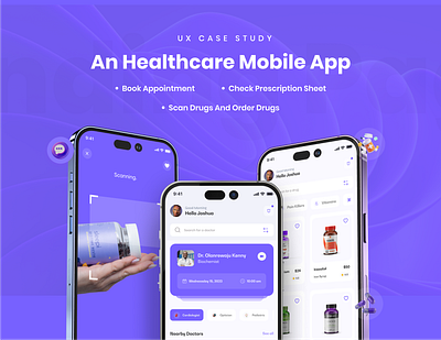 Case Study for Healthcare App appointment appointmentapp booking clicin dev developers development doctor drugs healthcare healthcareapp healthcareapps nurse patientapp pharmacy productdesign productdesigner ui uiux ux