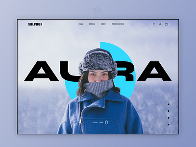 Sulphur - UI Design cloth clothing brand clothing ui design landing page minimal ui ui ui design ui ux