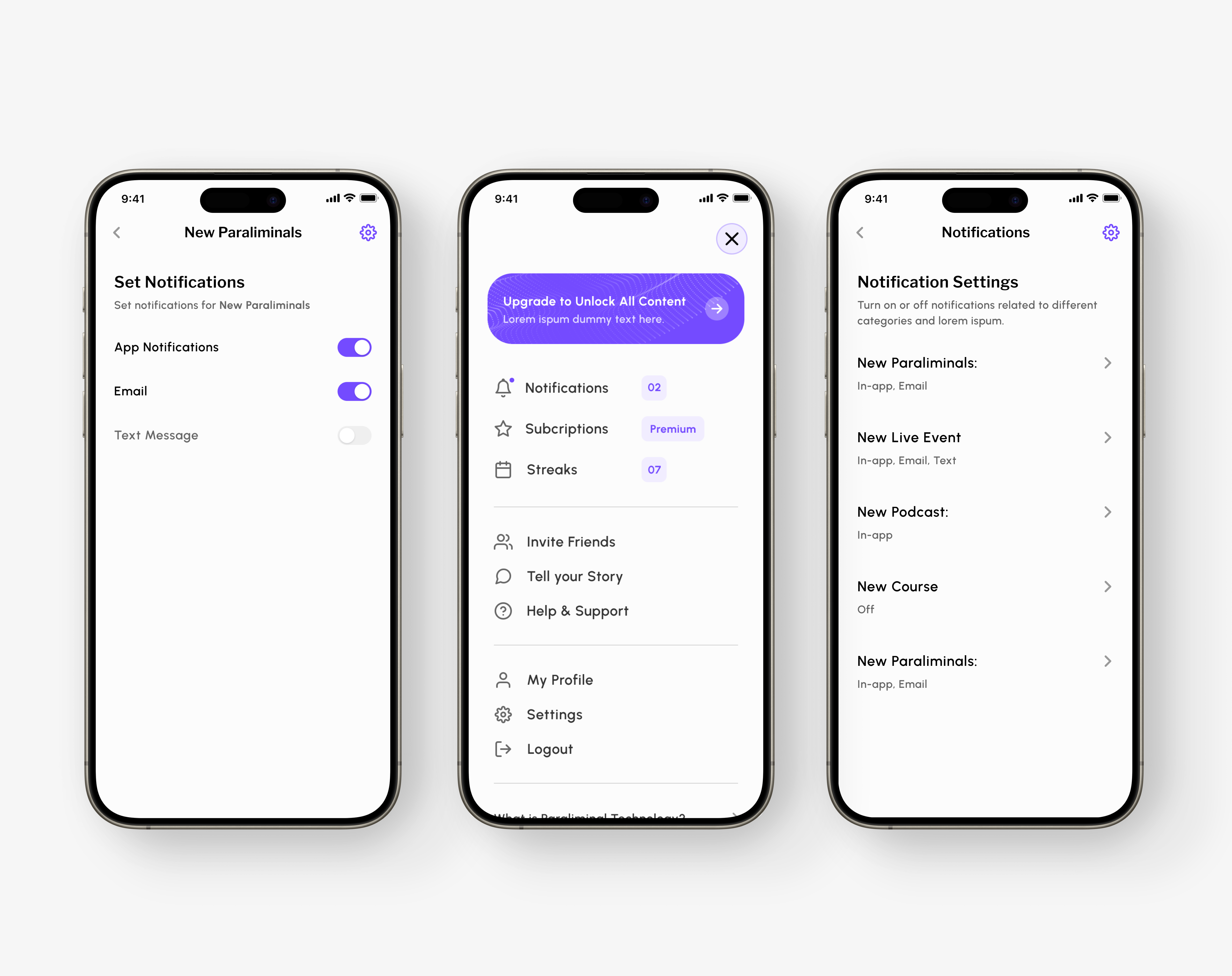 Example of Web/Mobile App Design