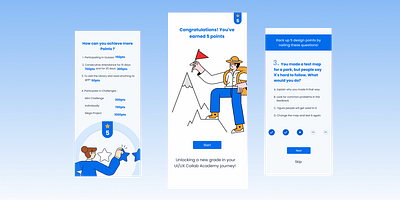 Onboarding Screens figma graphic design ui