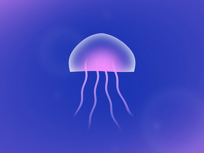Jellyfish animation bio cartoon character design cute design gradient illustration jellyfish motion motion graphics nature sea vector