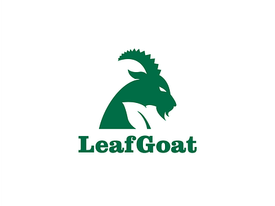 Leaf Goat Logo Simple animals logo daun design design logo goat kambing leaf leaf goat logo logo logo maker logo simple logo templates logos logotype natural simple logo symbols templates logo