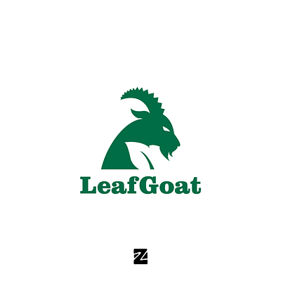 Leaf Goat Logo Simple animals logo daun design design logo goat kambing leaf leaf goat logo logo logo maker logo simple logo templates logos logotype natural simple logo symbols templates logo