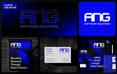 ANG Software Solutions ang brand brand identity branding brandmark design graphic design illustration initiallogo logo logodesign logomark logotype mark softwarelogo technologoylogo ui visualidentity