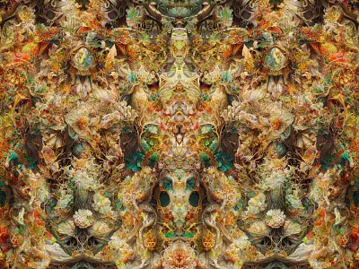 Reticular Topography bigboldcolor branding color colorful colors cosmos design flowers graphic design illustration illustrator imaginary imagination multi multiverse mushrooms nature plants psychedelic sci fi