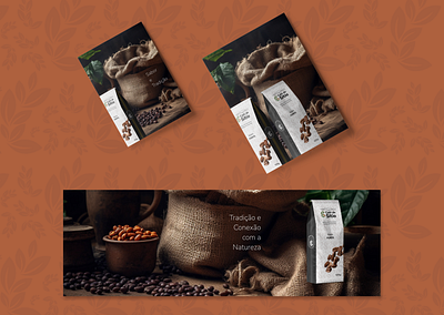 Concept Product for Café do Sitio banner coffe design fyler product
