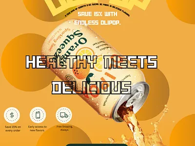 OLIPOP Demo AD poster branding graphic design logo