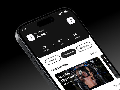 PowerPulse Workout App Case Study app app design fitness gym workout workout app