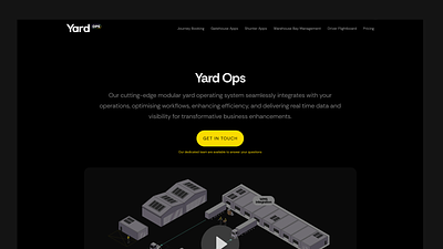Yard Ops. Coming soon applications iot logistics operations sauce software ui ux yard