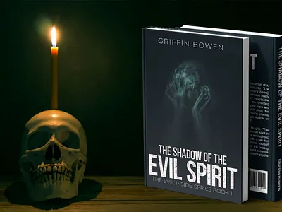 The Shadow of the Evil Spirit book book art book cover book cover art book cover design book cover mockup book design cover art design ebook ebook cover epic bookcovers evil book cover graphic design horror book cover kindle book cover mystery book cover professional book cover the shadow of the evil spirit thriller book cover