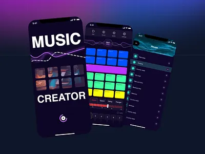 Muzart new design app app beats branding design graphic design music redesign ui