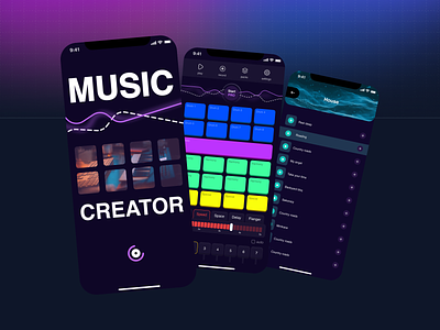 Muzart new design app app beats branding design graphic design music redesign ui