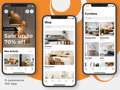 App Loft Store app design graphic design ui ux