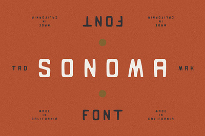 Sonoma Typeface america english font fonts james coffman james coffman design mexico old font southwest font texas vintage