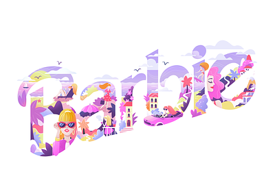 Barbie Logo cartoon character concept illustration logo vector zutto