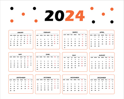 2024 CALENDAR DESIGN TEMPLATE 2024 calendar 2024 calendar design branding calendar 2024 calendar design calendar template celendar creative creativedesign design designer graphic graphic design illustration