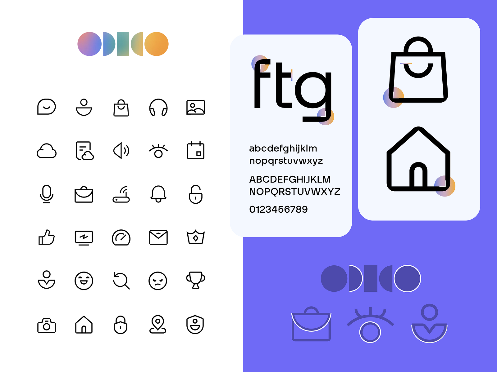 Odido — Iconography System By Zach Roszczewski On Dribbble