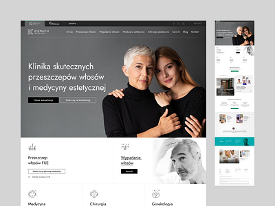 Kierach Medical Clinic design figma portfolio product ui ux webdesign