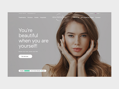 Healtrip Global design figma portfolio product ui ux webdesign