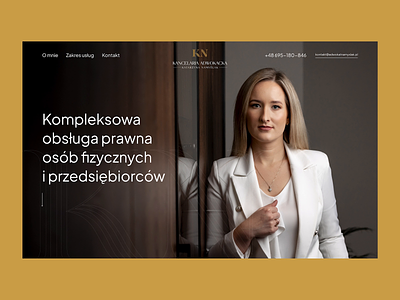 Adwokatnamyslak.pl design figma portfolio product ui ux webdesign