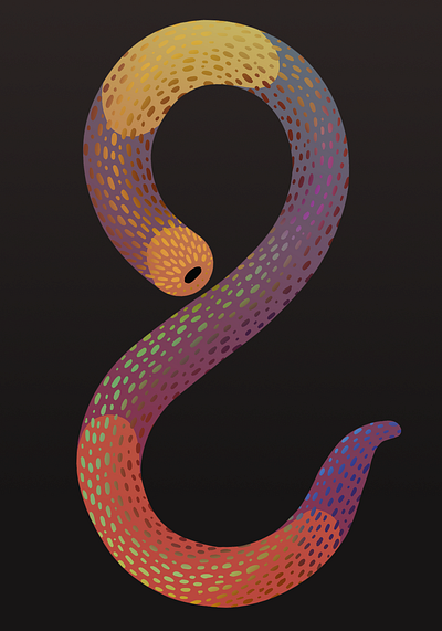 amper sandworm graphic design illustration